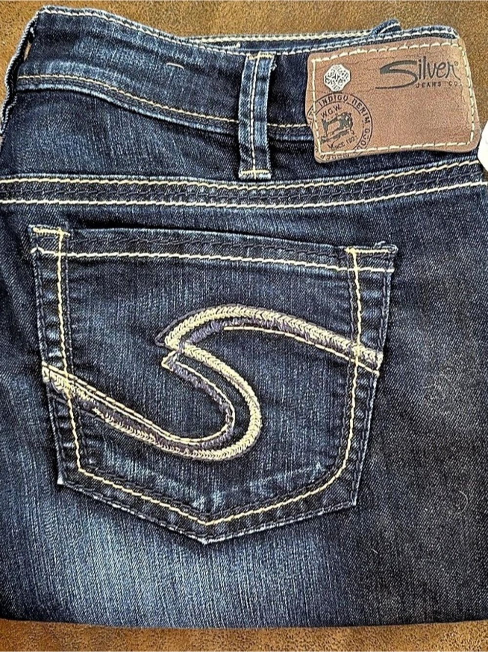 Silver Jeans Co. R26. Aiko Bootcut Jeans in Blue Waist 32 NWT Womens